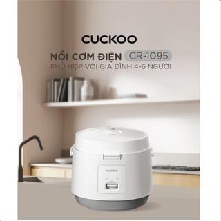 Nồi cơm điện cuckoo cr-1095/whvncv dung tích 1,8 lít màu trắng