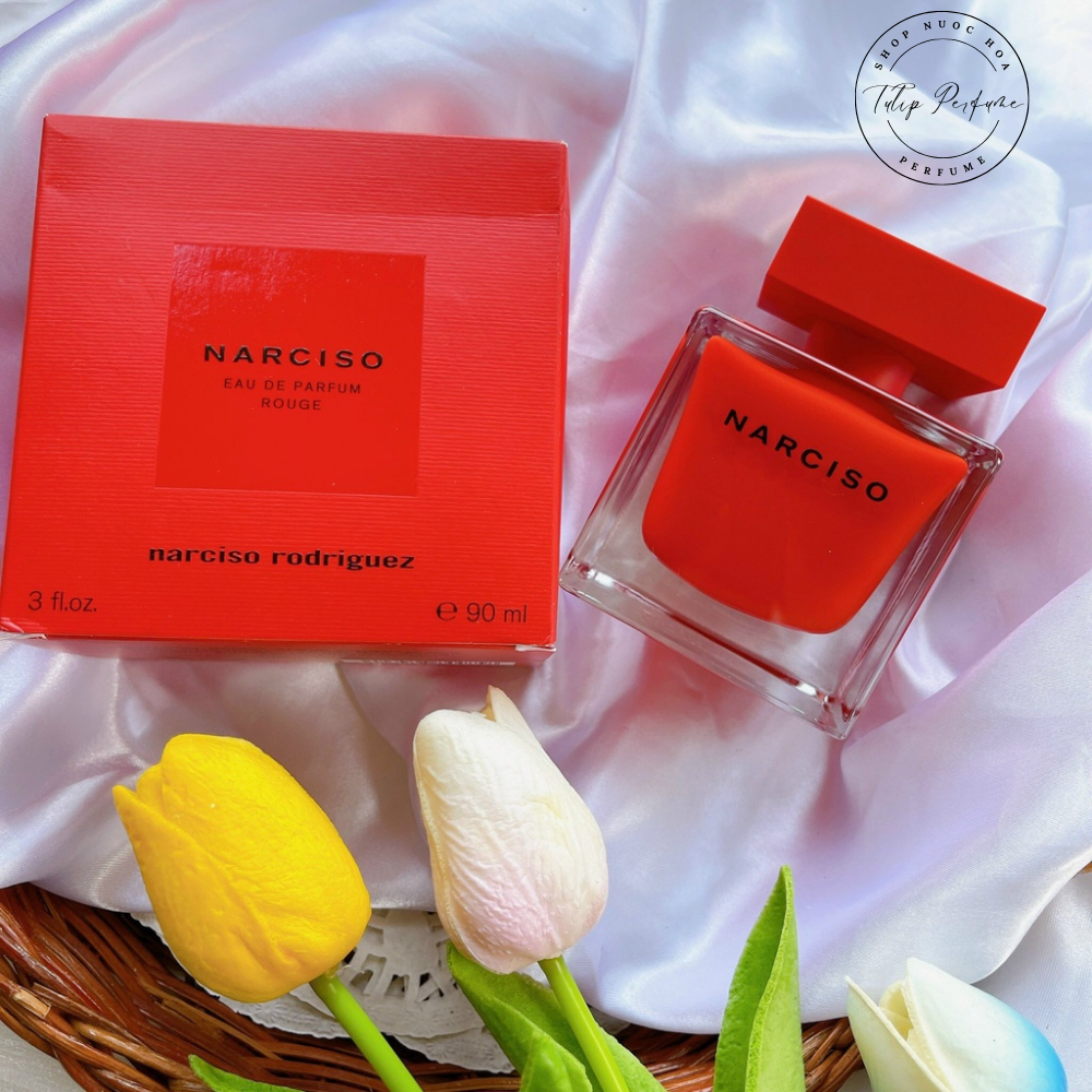 Nước hoa nữ hương phấn Narciso Rouge Sang trọng, Quyến rũ, Gợi cảm 10ml - Tulip Perfume