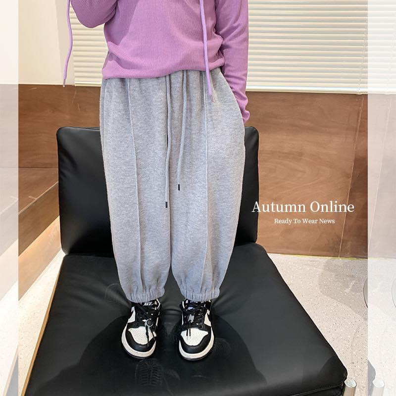 Quần nỉ jogger thu đông chính hãng ambb cho bé
