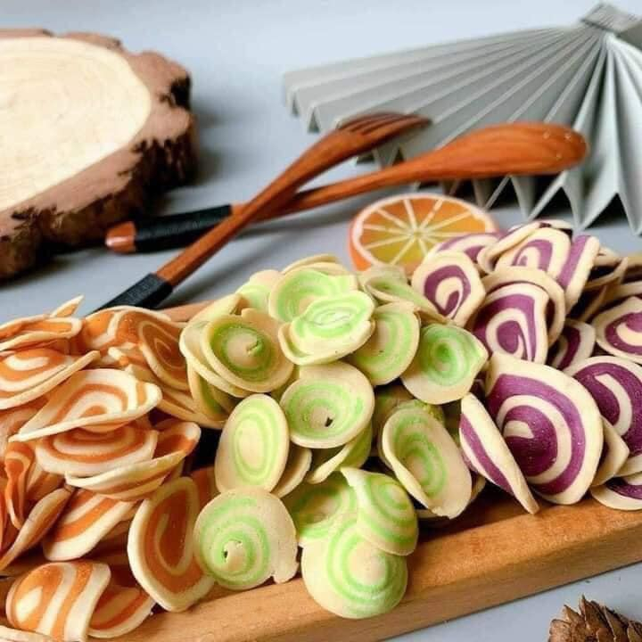 Bánh tai heo nhí mix 3 vị hộp 350g