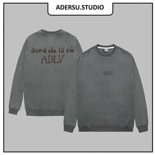 Áo nỉ bông sweater adlv adesu.studio , áo sweater nam nữ nỉ bông cotton