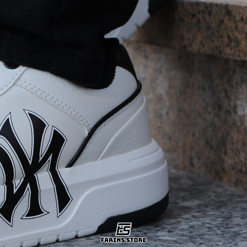 Giày MLB Chunky Liner White Black Chính Hãng Cho Nam Nữ, MLB Chunky Liner Real Fullbox Farins Store