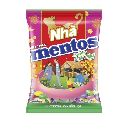 Kẹo Nhai Mentos Hương Trái Cây