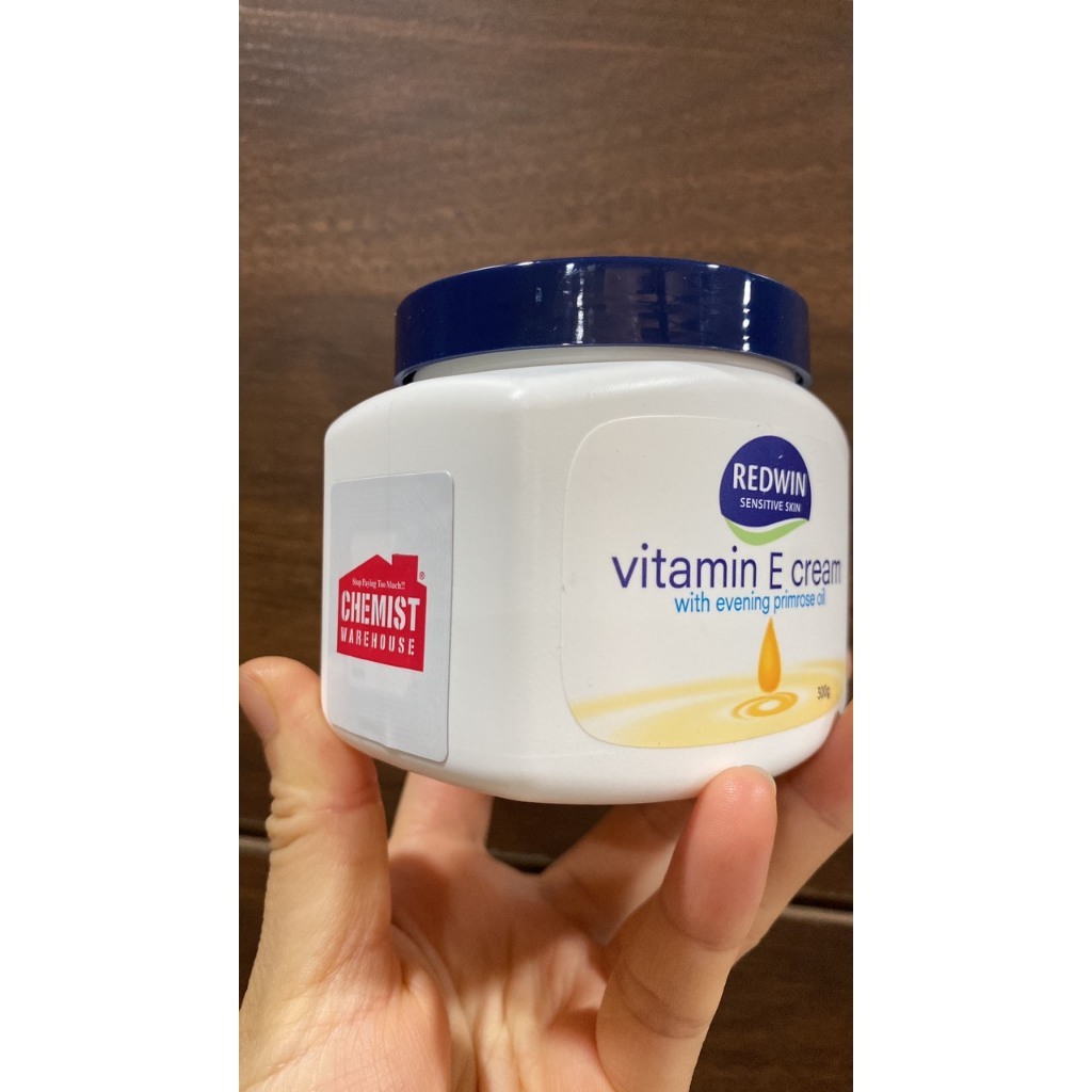 (Hàng Chuẩn Có Tem) Kem nẻ Úc Kem dưỡng da mềm mịn Redwin Vitamin E Cream từ thiên nhiên 300g