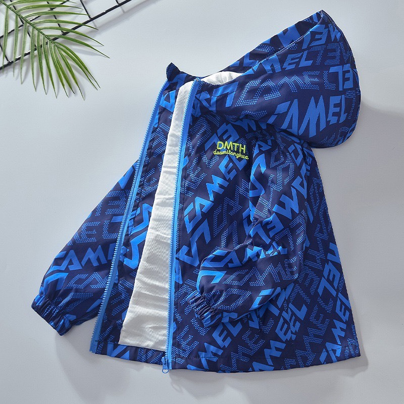 Áo gió size đại, áo khoác mùa đông cho bé trai từ 13kg đến 40kg Xu Xu Kids