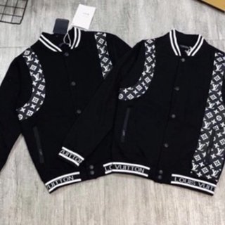 [Gía Rẻ Bất Ngờ] Áo Khoác Bomber Lv Nỉ Phối Cầu Vai Da Cực Đẹp Hot Trend,hn