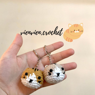 Móc khoá len MÈO MINI
