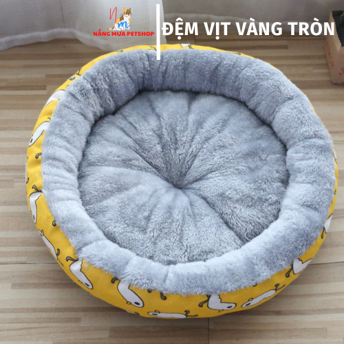 Đệm cho chó, đệm cho mèo, nệm nằm cho chó mèo đệm tròn_ Nắng Mưa Petshop