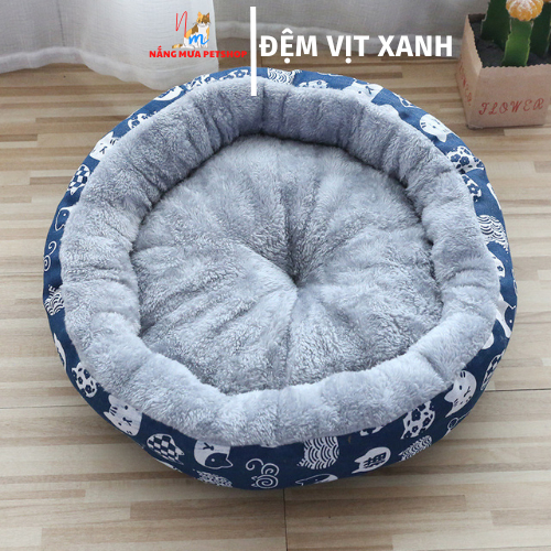 Đệm cho chó, đệm cho mèo, nệm nằm cho chó mèo đệm tròn_ Nắng Mưa Petshop