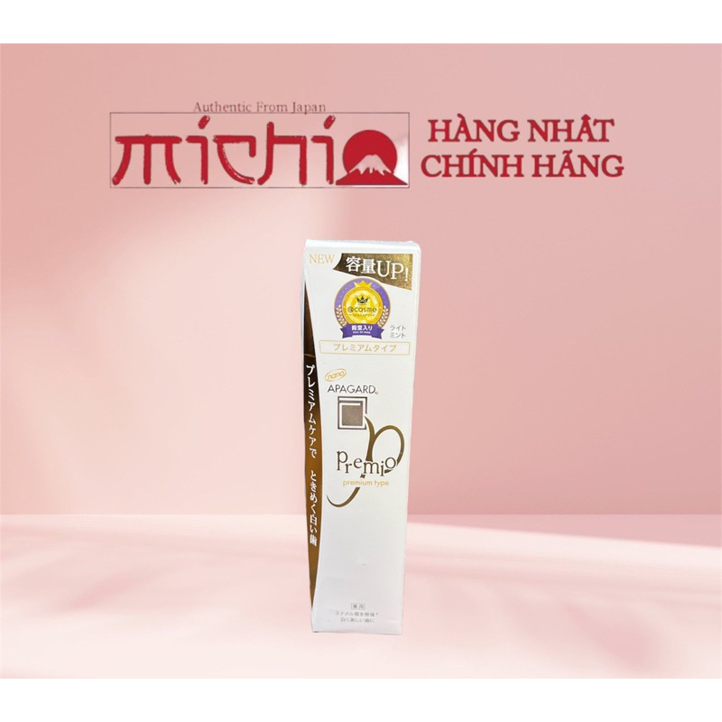 KEM ĐÁNH RĂNG TRẮNG RĂNG CAO CẤP APAGARD PREMIO 105G NHẬT BẢN