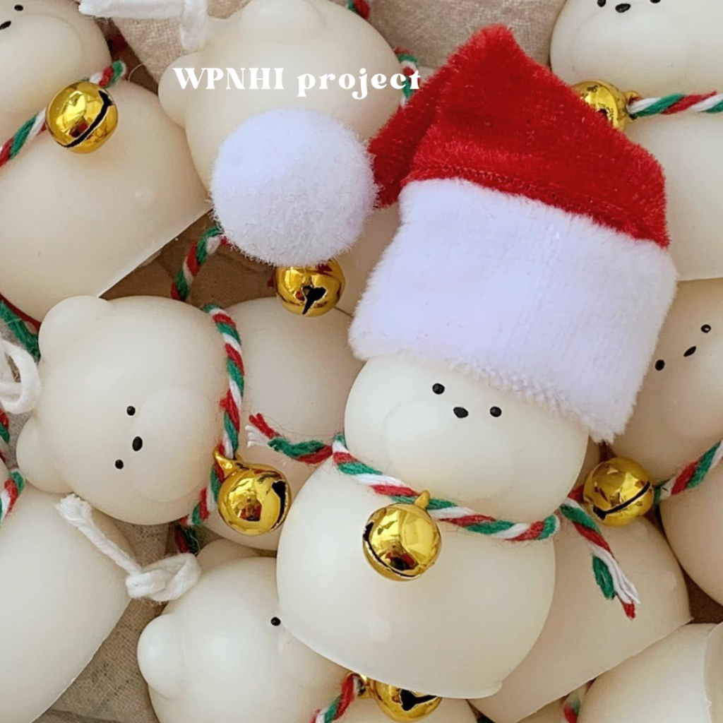 Nến Thơm Gấu Xinh, Cây Thông Giáng Sinh Từ Sáp Đậu Nành,Tinh Dầu Thiên Nhiên - Trang Trí Decor Làm Quà Tăng