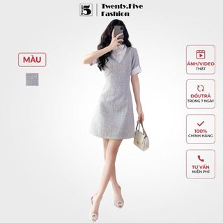 Đầm công sở phong cách sang trọng, lịch thiệp, cổ giả cavat Twenty.Five -  SD159