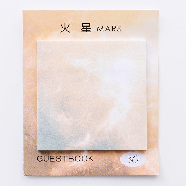 Giấy Dán Note Galaxy Ghi Chú Hình Các Hành Tinh Tiện Dụng - S10