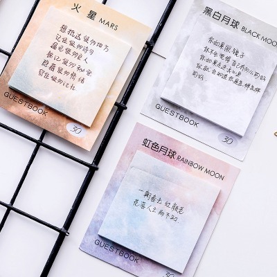 Giấy Dán Note Galaxy Ghi Chú Hình Các Hành Tinh Tiện Dụng - S10