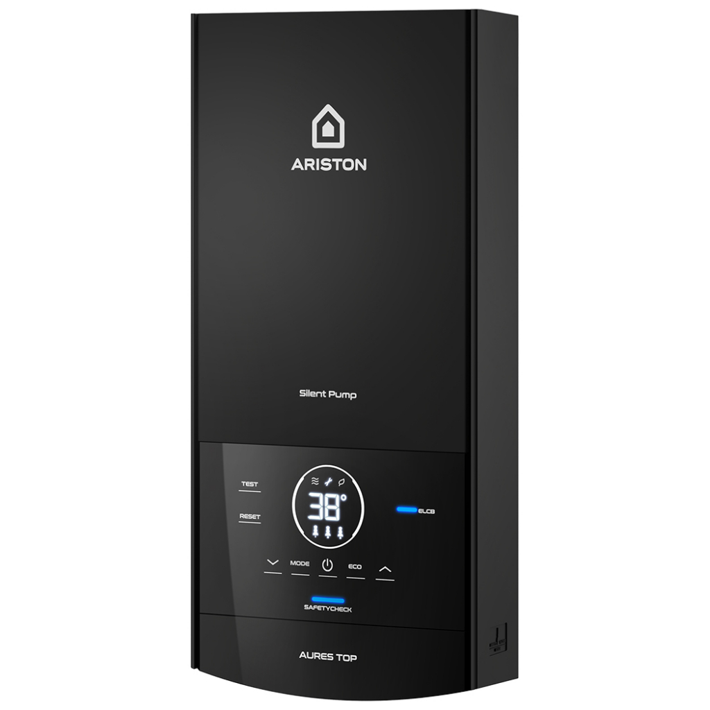 AURES TOP 4.5P - Miễn Phí Công Lắp Đặt - Máy Nước Nóng Trực Tiếp Ariston 4500W AURES TOP 4.5P