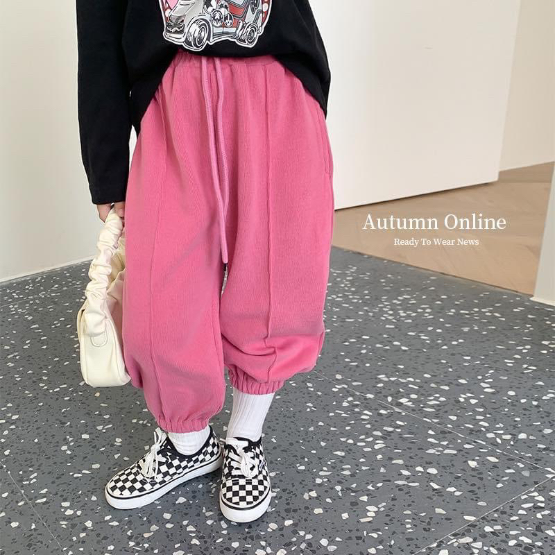 Quần nỉ jogger thu đông chính hãng ambb cho bé