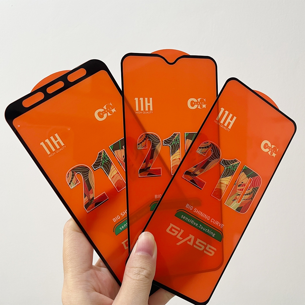 Kính cường lực 21D Samsung Full Màn hình M10 M11 M20 M21 M30 M30s M32 5G M33 M31 M31s M51 M52 M53