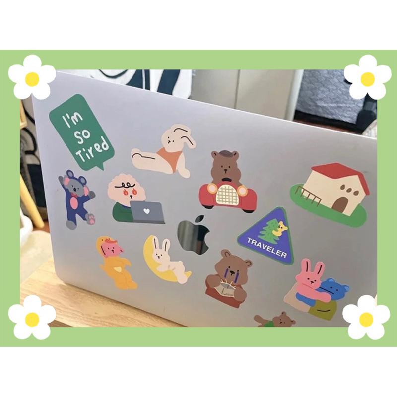 Miếng Dán Sticker Trang Trí Nhiều Chi Tiết Xinh Xắn Decor Sổ Tay Quà Tặng | Oube Candle