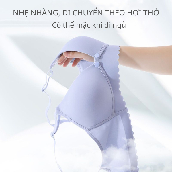 Áo Ngực Larosa Dành Cho Mẹ Bầu Và Cho Con Bú Su Non Định Hình Chống Chảy Xệ Không Gọng Bigzise LA078A