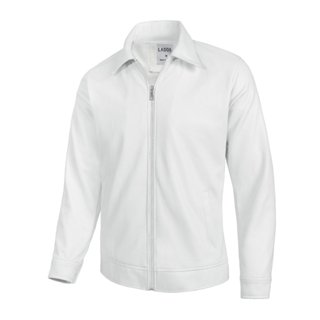 Áo Khoác da nam trắng kem Hàn Quốc cao cấp LADOS-2100 ấm áp, trẻ trung, sang trọng