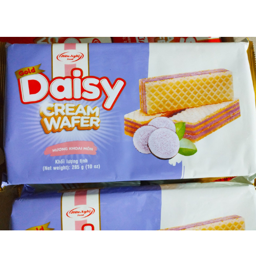 Bánh Kem Xốp Daisy Hữu Nghị gói 285G Hương Khoai Môn/Sữa