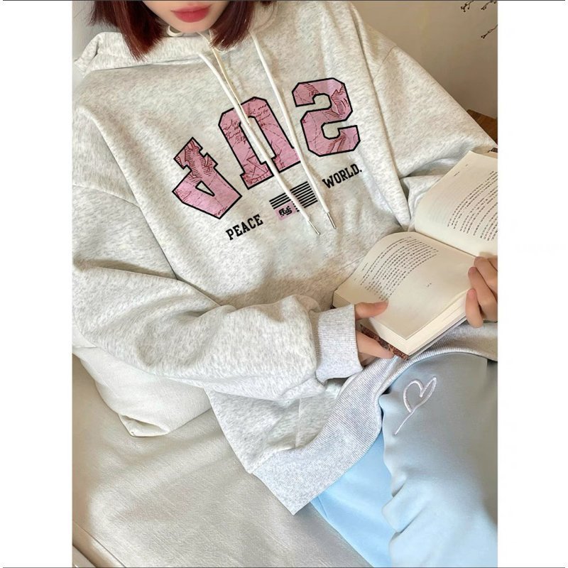 Áo Hoodie Nỉ Bông Form Rộng Nam Nữ Unisex Dáng Oversize Xám Tiêu In Chữ Ngược SU4