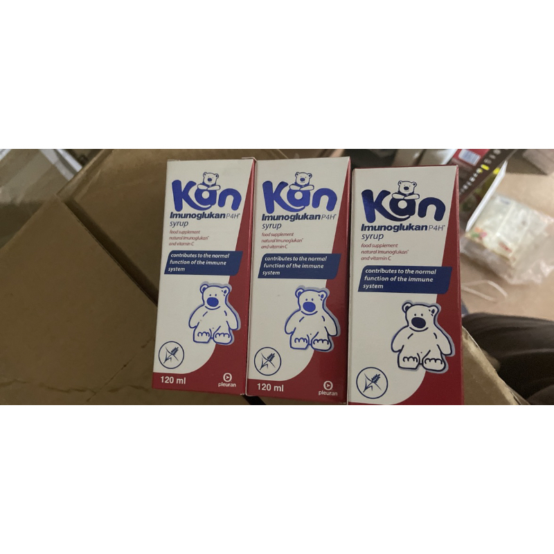 Sản phẩm tăng đề kháng Gấu Kan Imunoglukan hàng Ba Lan cho bé 120ml