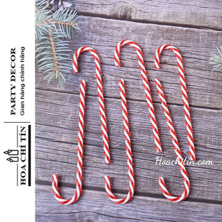 Gậy xoắn Noel set 3 cây trang trí cây thông Giáng Sinh