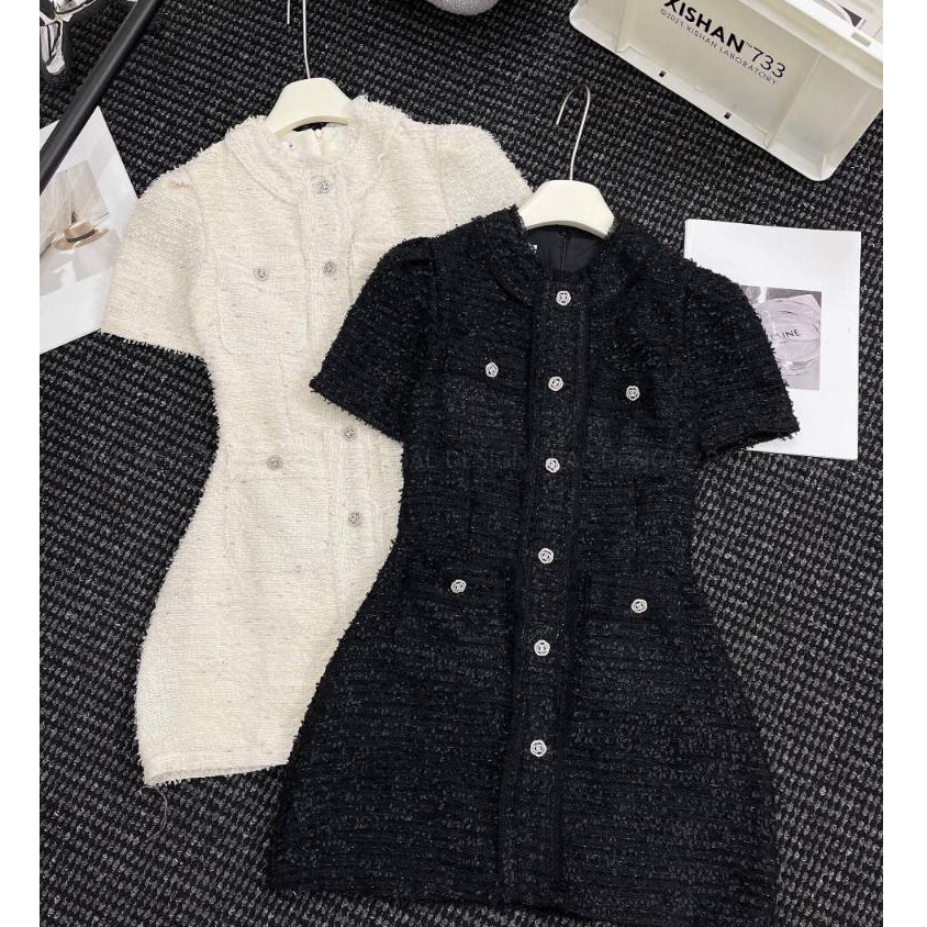 Váy nữ body DEMAY, kiểu dáng tiểu thư kim sa sang chảnh