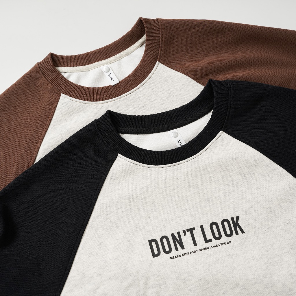 Áo Nỉ Thun Dài Tay Nam Trơn Cotton ATINO Dày Dặn Ấm Áp Kiểu Dáng Trẻ Trung Form Regular AN2.7918