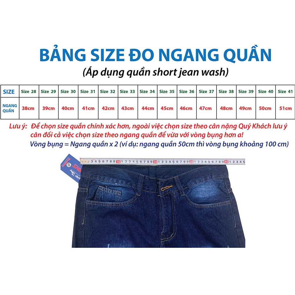 Quần Short Jean Nam Wash Bạc Trơn Thời Trang 24h Phom Trẻ Trung