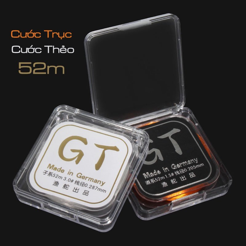 Cước câu cá tàng hình GT Cao Cấp 52m dùng làm trục và làm thẻo