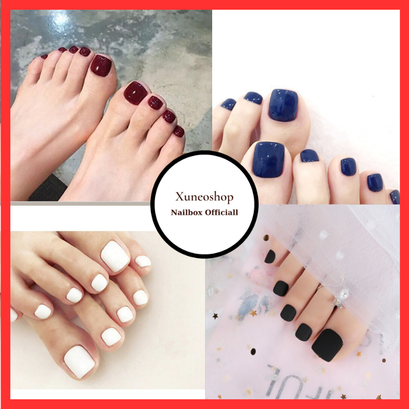 Móng Chân Giả Kèm Keo Dán Xuneoshop Không Hộp
