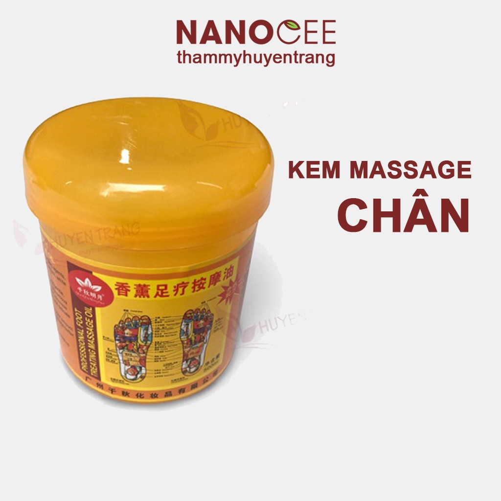 Kem Massage Chân Dưỡng Ẩm, Làm Mềm Da Chân, Mát Xa Foot Làm Hồng Gót Chân Trong Spa Đông Y