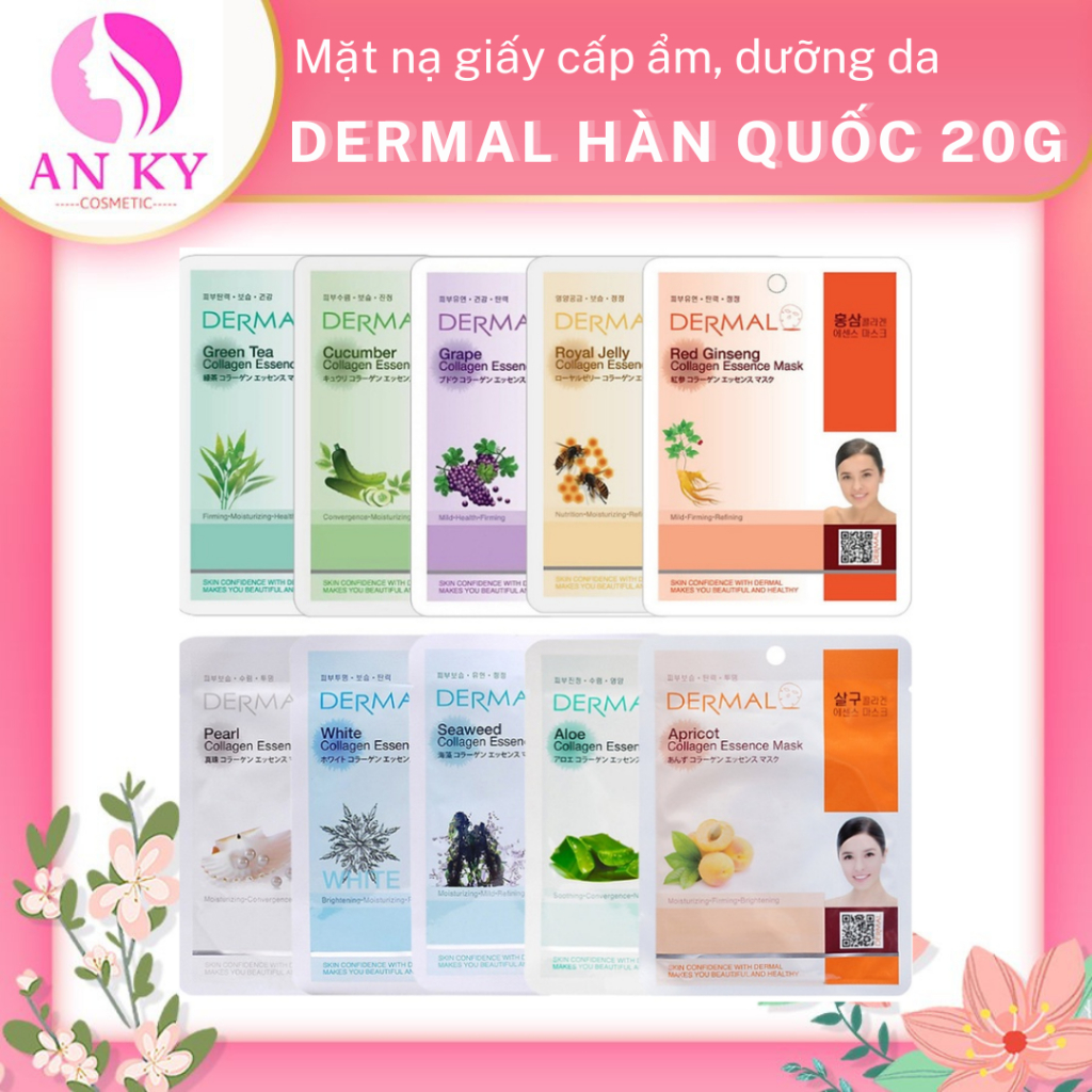 Mặt Nạ Dưỡng Da Dermal Hàn Quốc