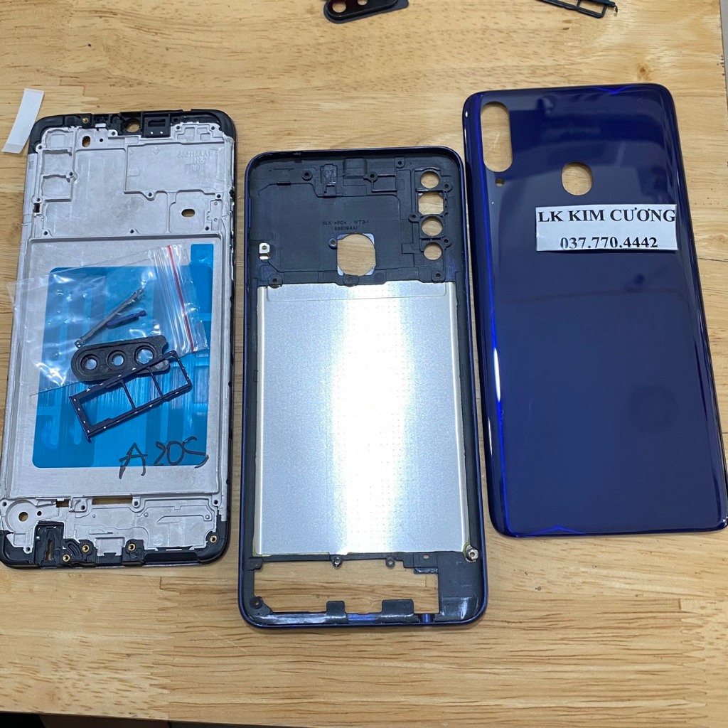 Bộ vỏ tương thích samsung a20s