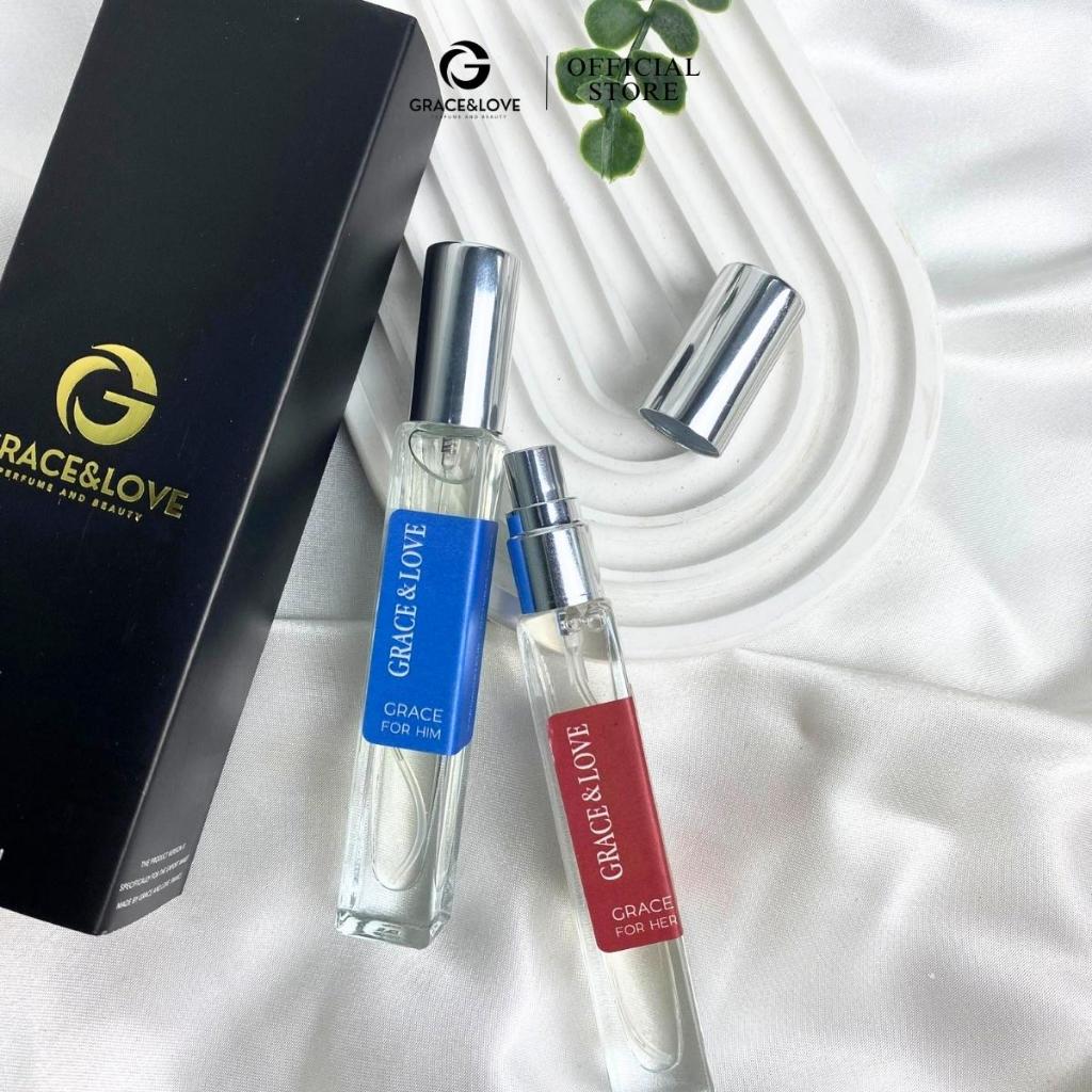 Nước hoa nữ thơm lâu chính hãng Grace And Love 10ml tinh dầu nước hoa nữ dầu thơm nam nữ lưu hương 24h sử dụng cho body