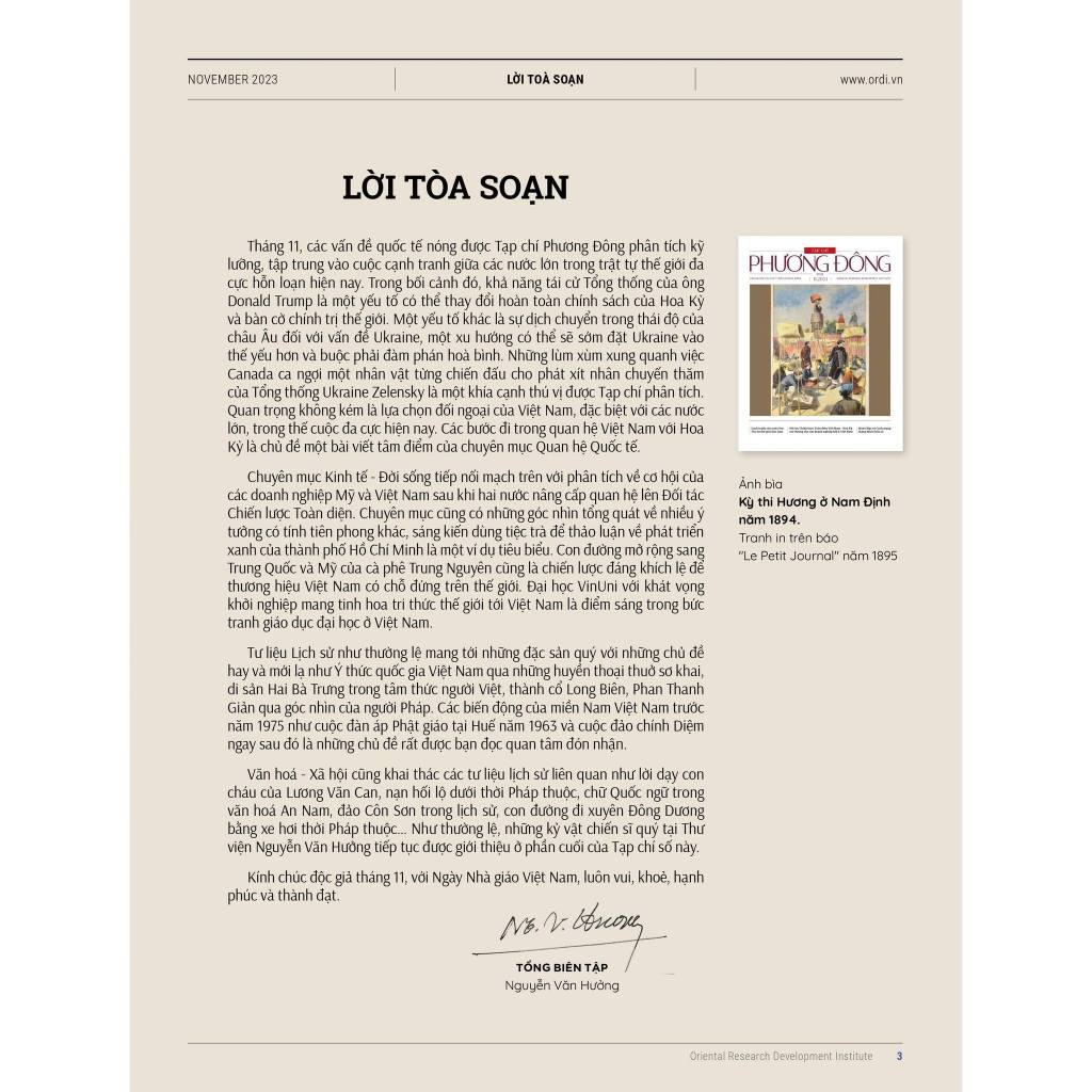 Sách –  Tạp chí Phương Đông – Nhiều tác giả – Viện Nghiên cứu Phát triển Phương Đông