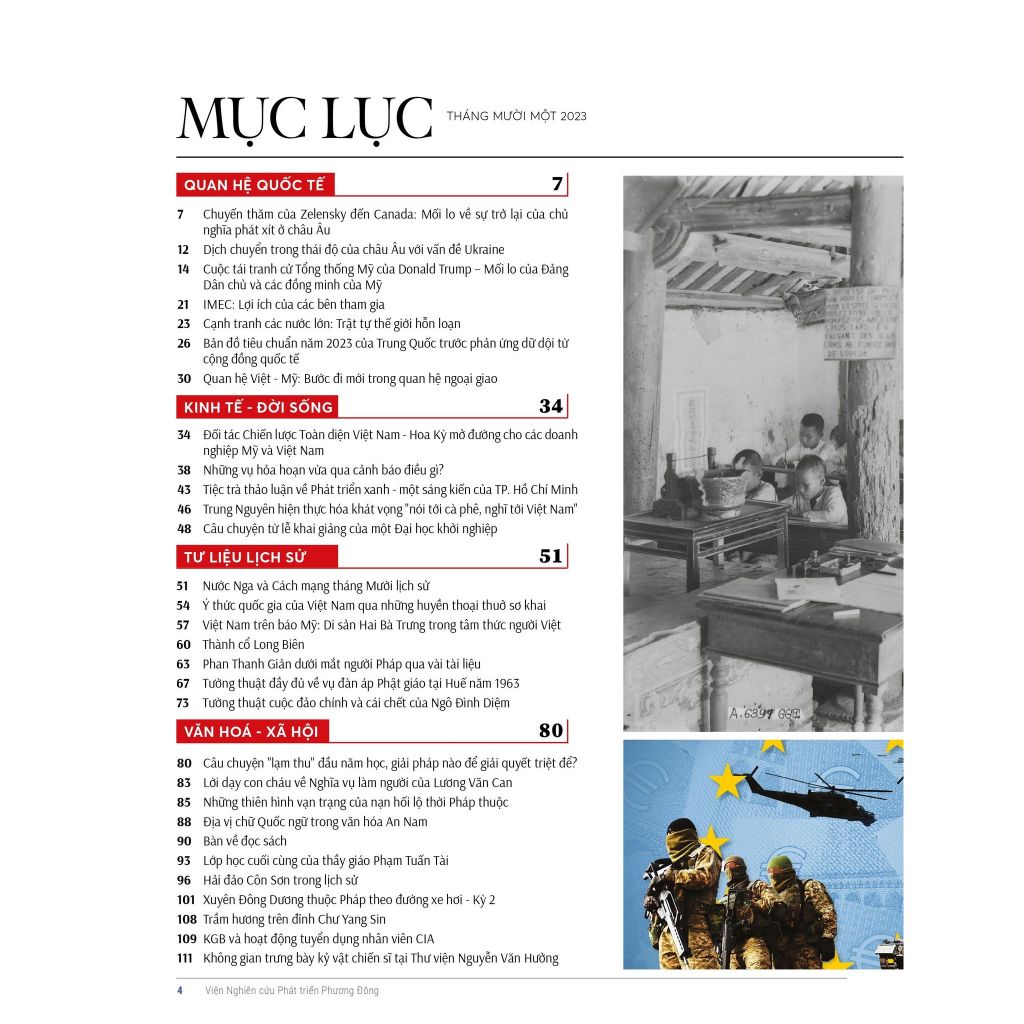 Sách –  Tạp chí Phương Đông – Nhiều tác giả – Viện Nghiên cứu Phát triển Phương Đông