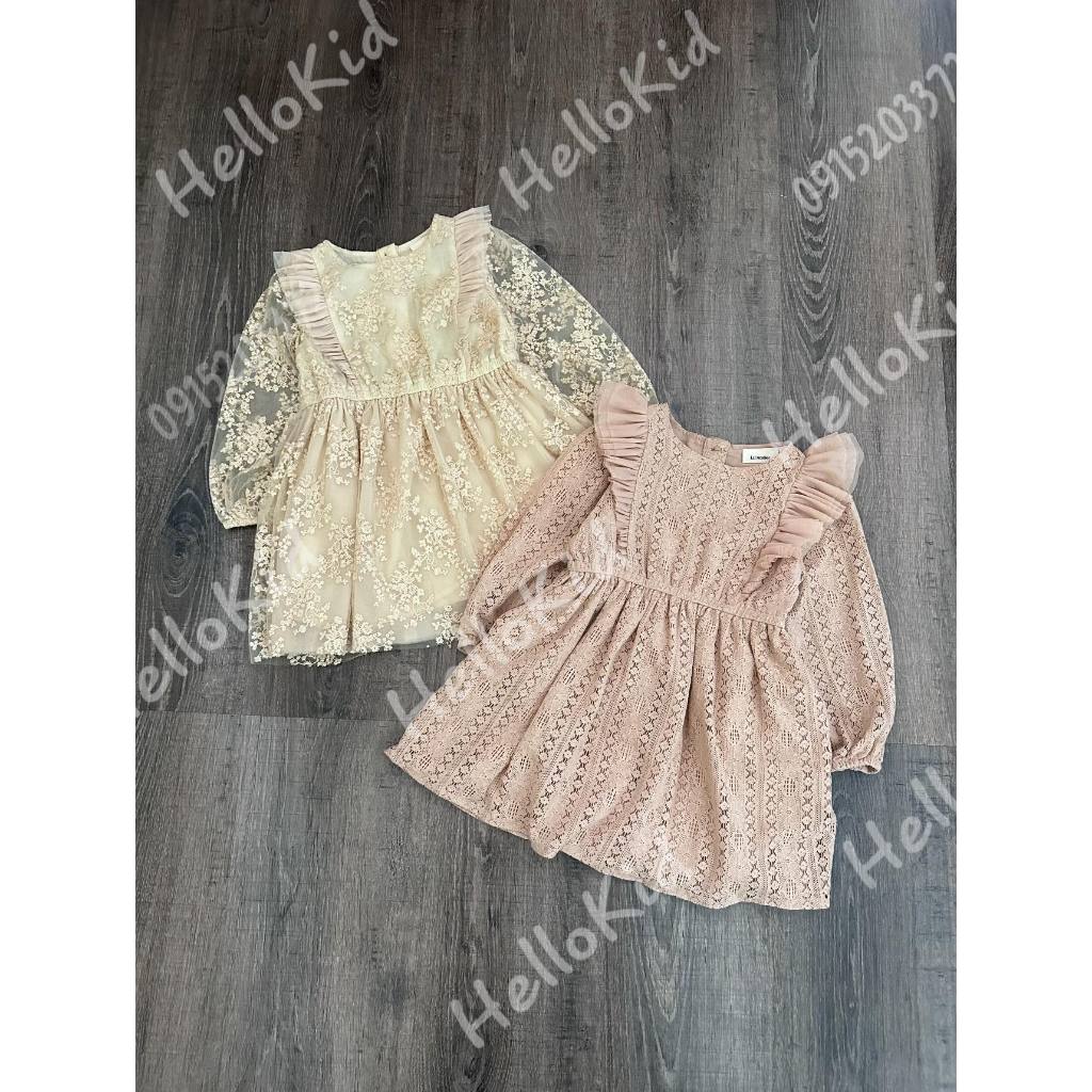 Váy ren thêu lil cao cấp cho bé