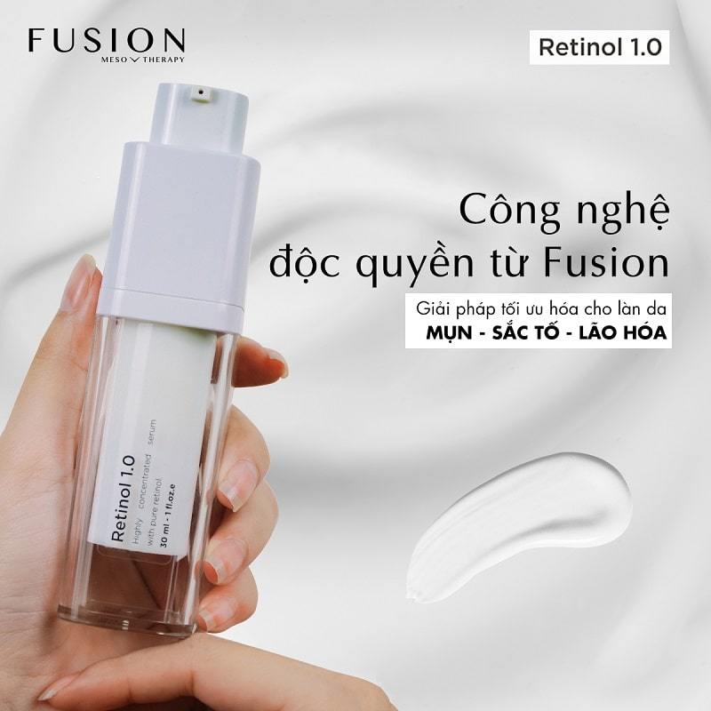 Tinh chất chống lão hóa, sáng da Fusion Retinol 1% cho da dầu mụn 30ml