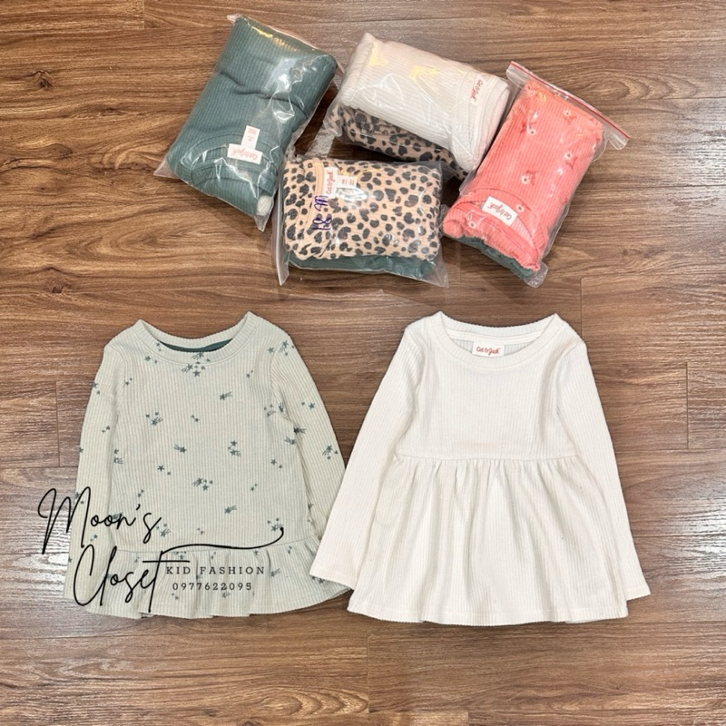 XD- Áo babydoll nỉ gân Cat&Jack size 12m-5y