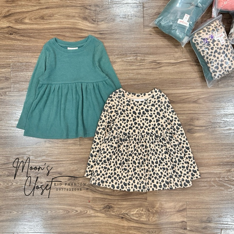 XD- Áo babydoll nỉ gân Cat&Jack size 12m-5y