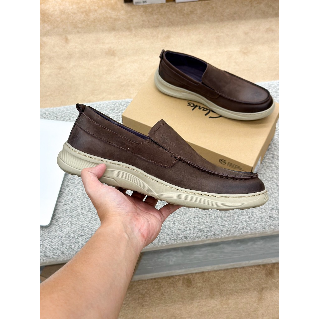 7311 - Giày tây lười nam Clark - Dáng slip-on Nam - Style Qúy Ông - Nhẹ Da Mềm Linh Hoạt - Sấu Vui Vẻ
