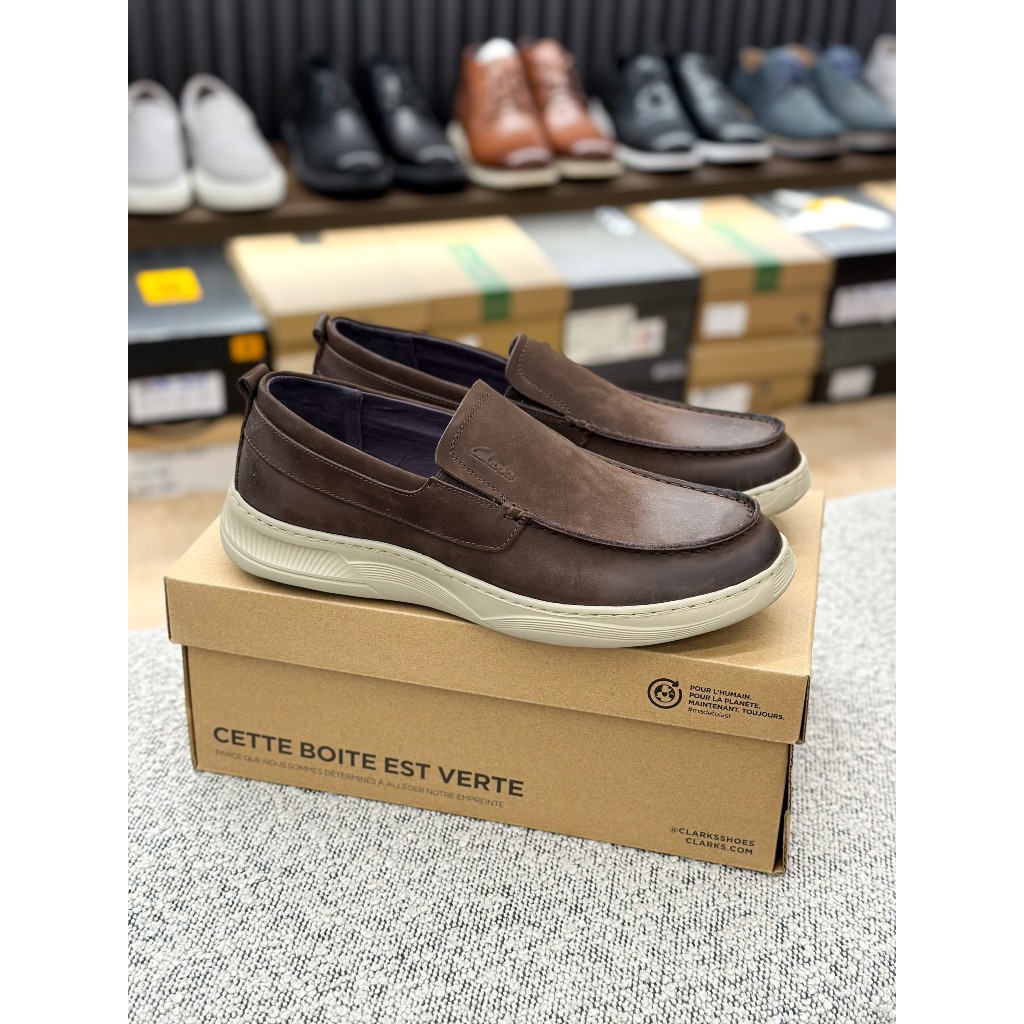 7311 - Giày tây lười nam Clark - Dáng slip-on Nam - Style Qúy Ông - Nhẹ Da Mềm Linh Hoạt - Sấu Vui Vẻ