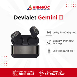 Tai Nghe Nhét Tai True Wireless Devialet Gemini II - Hàng Chính Hãng
