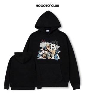 Áo hoodie nỉ bông the dog hogoto club , áo hoodie nam nữ nỉ bông cotton