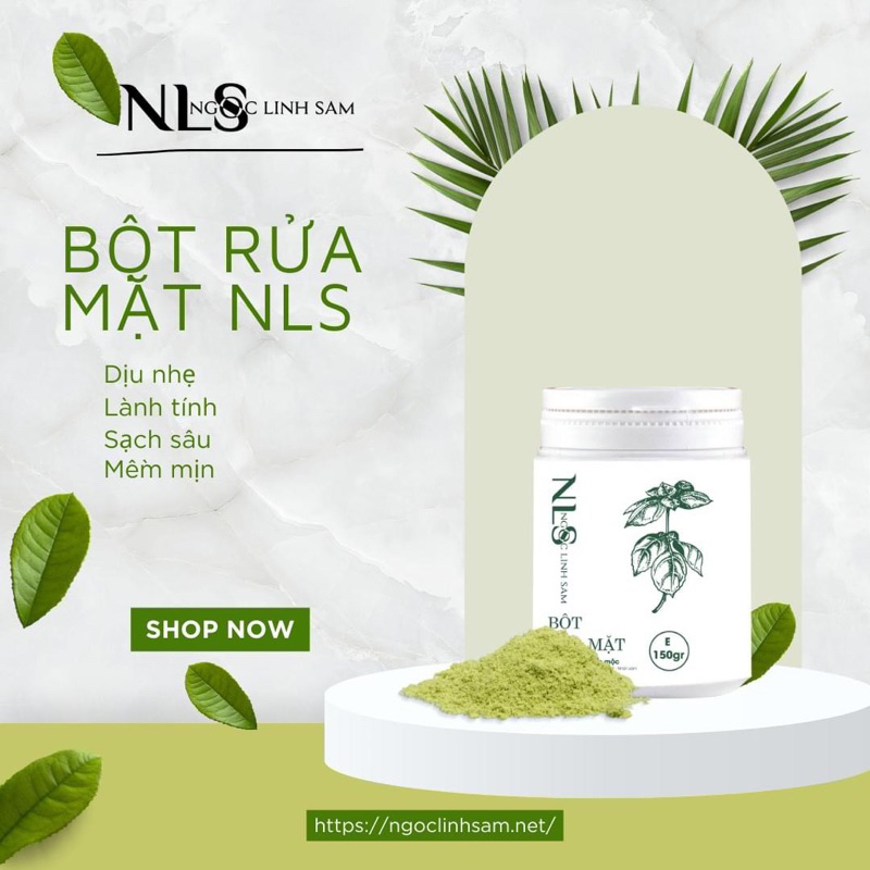 [AN TOÀN] BỘT RỬA MẶT thiên nhiên NLS