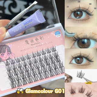 Lông Mi Chùm Quỷ Nhỏ Glamcolour G01 Tự Nối Tại Nhà  Candy Tặng Kèm Keo + Nhíp