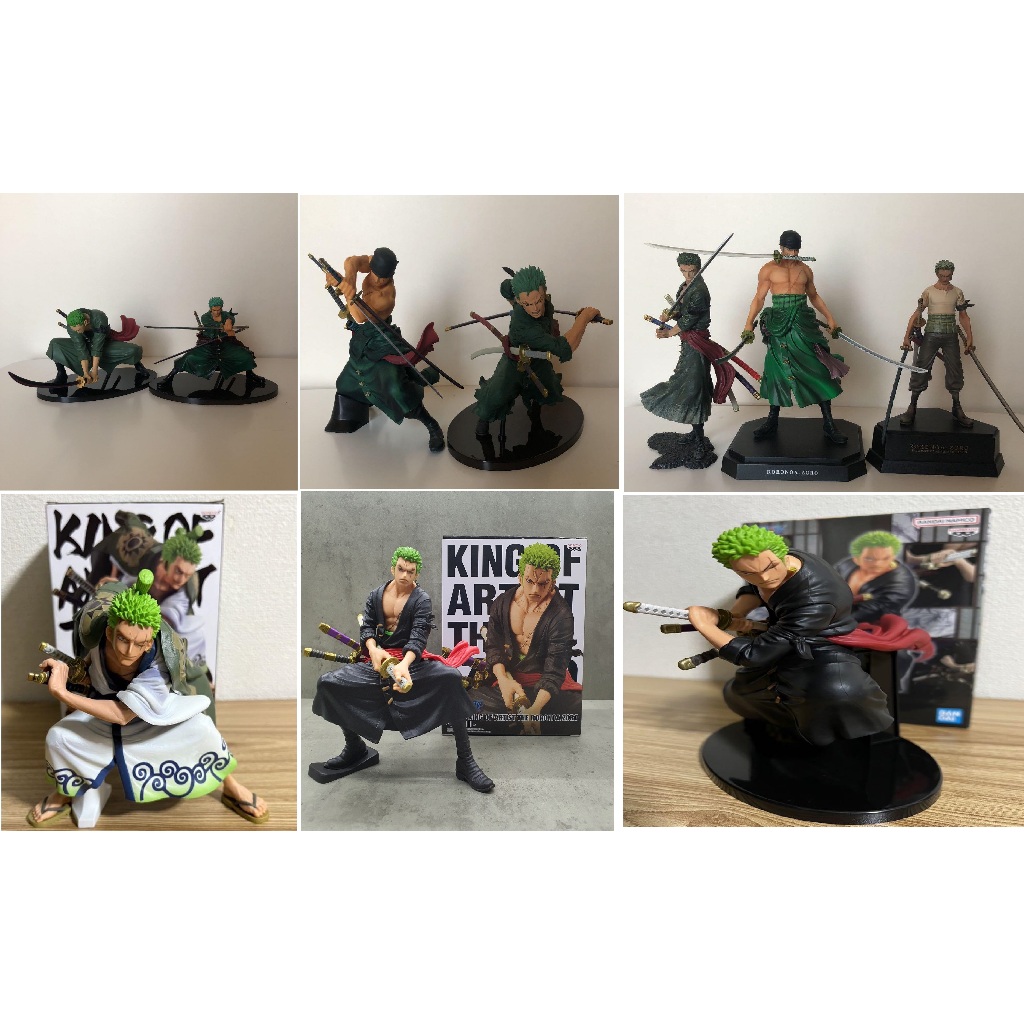 Mô hình One Piece chính hãng - Roronoa Zoro - dòng Grandista, SC, FZ, KOA....